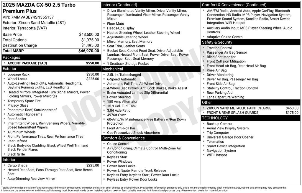 2025 Mazda CX-50 Premium Plus - Photo 40