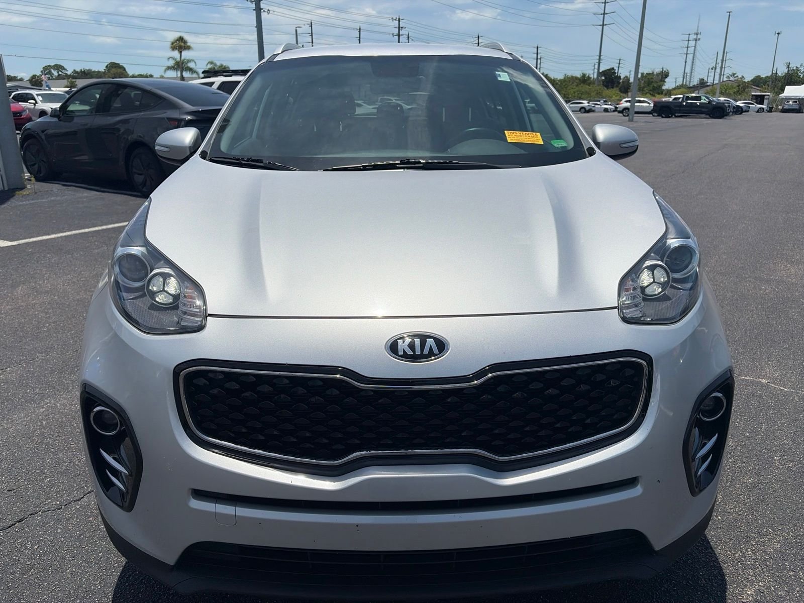 Used 2019 Silver Kia EX image 2