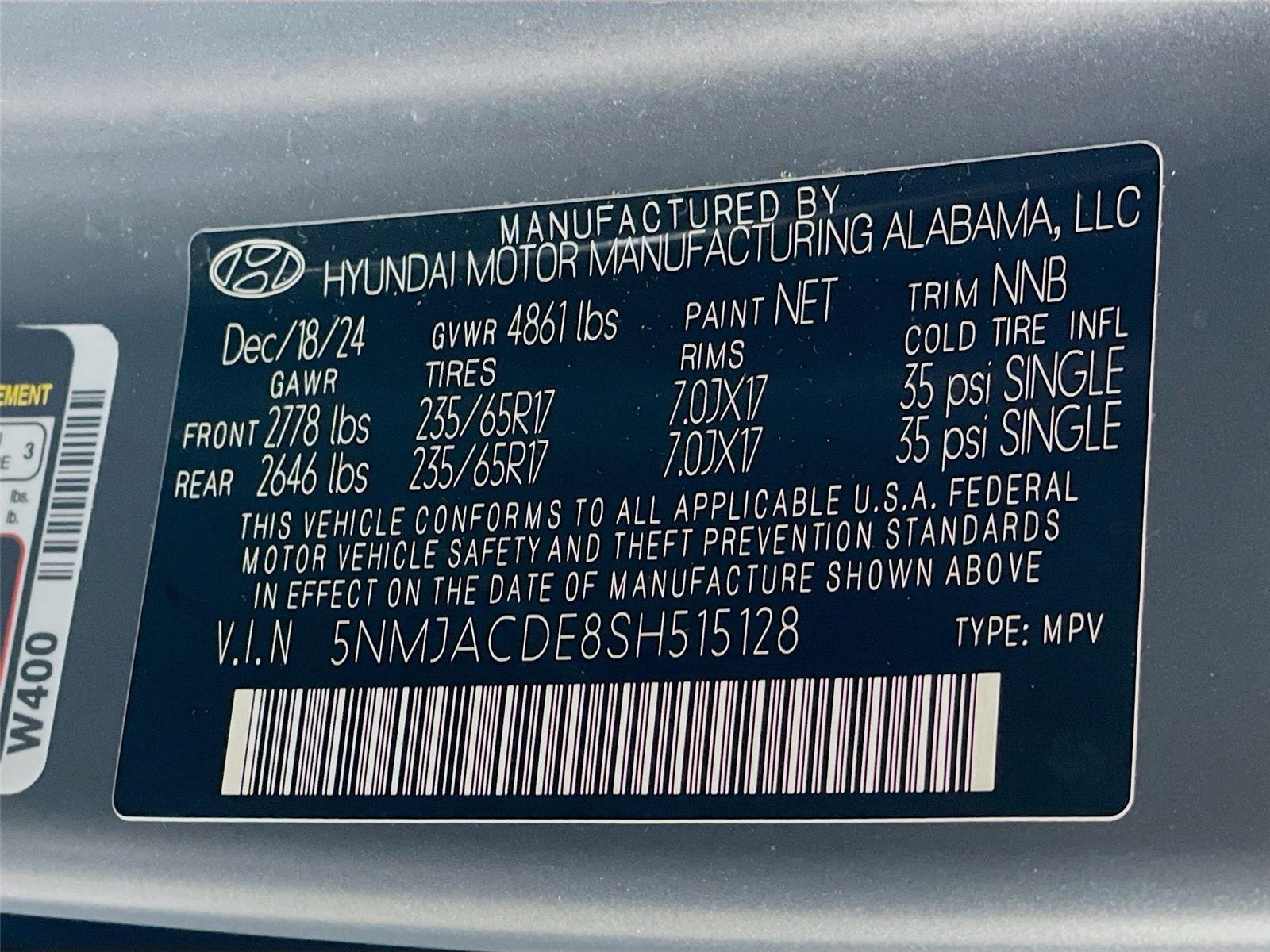 Certified Used 2025 Ecotronic Gray Matte Hyundai SE image 32