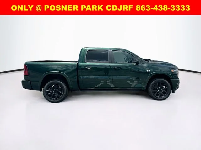 New 2026 Serrano-Green Metallic Exterior Paint RAM LARAMIE image 4