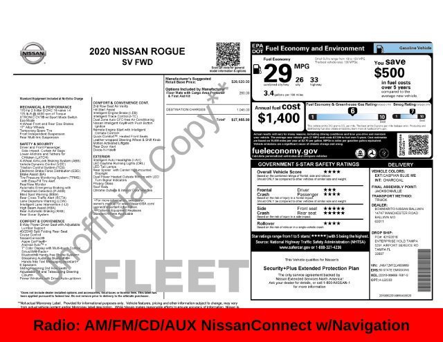 Used 2020 Caspian Blue Metallic Nissan SV image 8