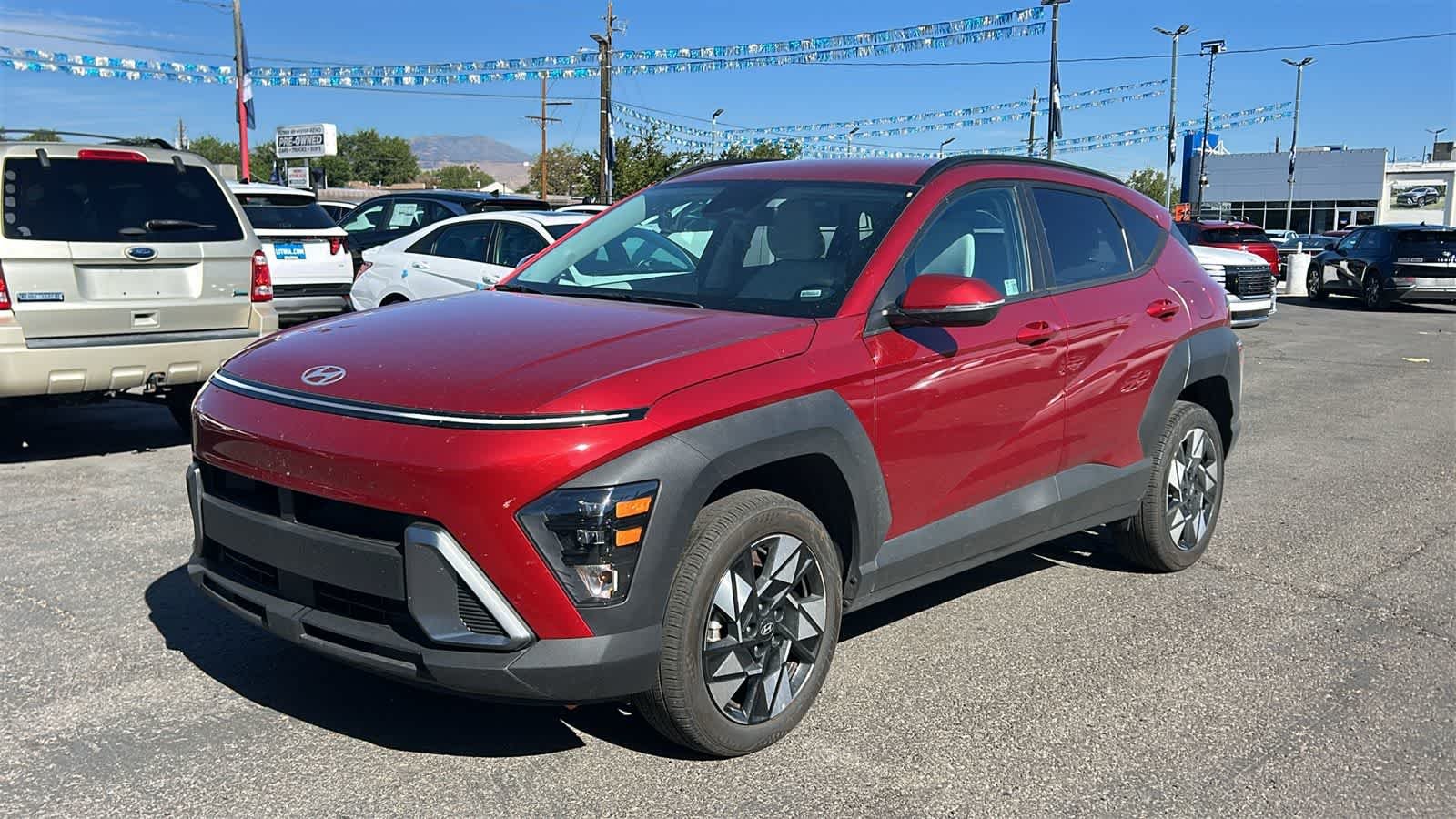 Certified Used 2025 Ultimate Red Metallic Hyundai SEL image 1