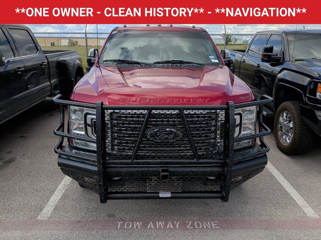 Used 2021 Rapid Red Metallic Tinted Clearcoat Ford Lariat image 2