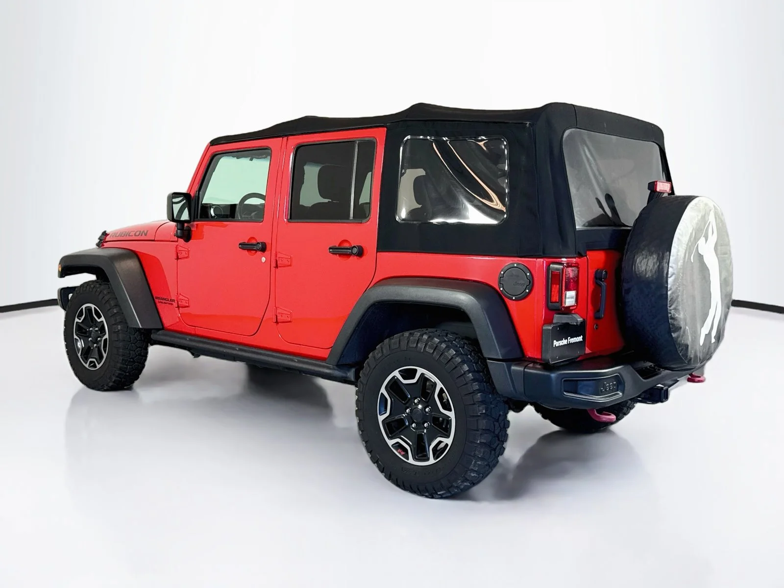 Used 2016 Firecracker Red Clearcoat Jeep Rubicon Hard Rock image 3