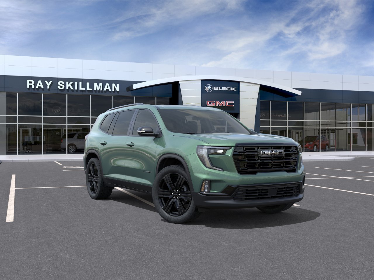 New 2027 Trailstone Green Metallic GMC Elevation image 1
