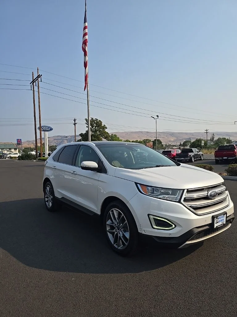 Used 2015 White Ford Titanium image 1