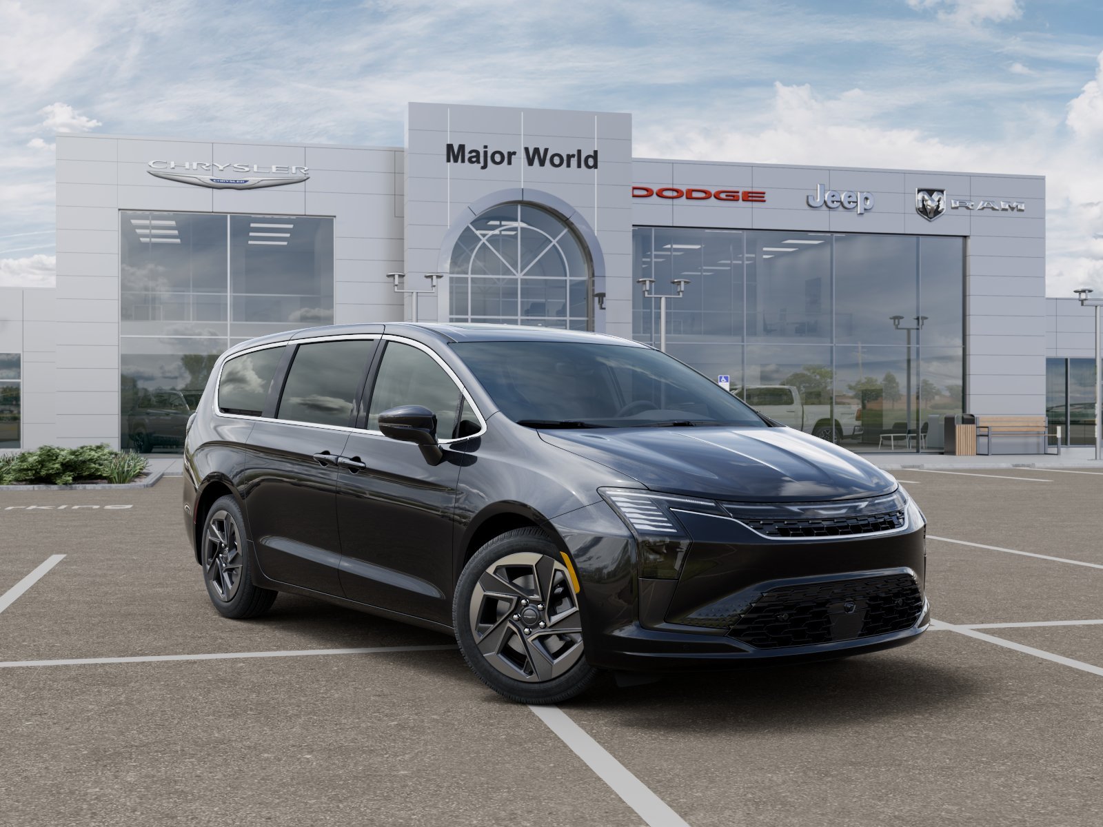 New 2027 Diamond Black Crystal Pearl-Coat Exterior Paint Chrysler Limited image 5