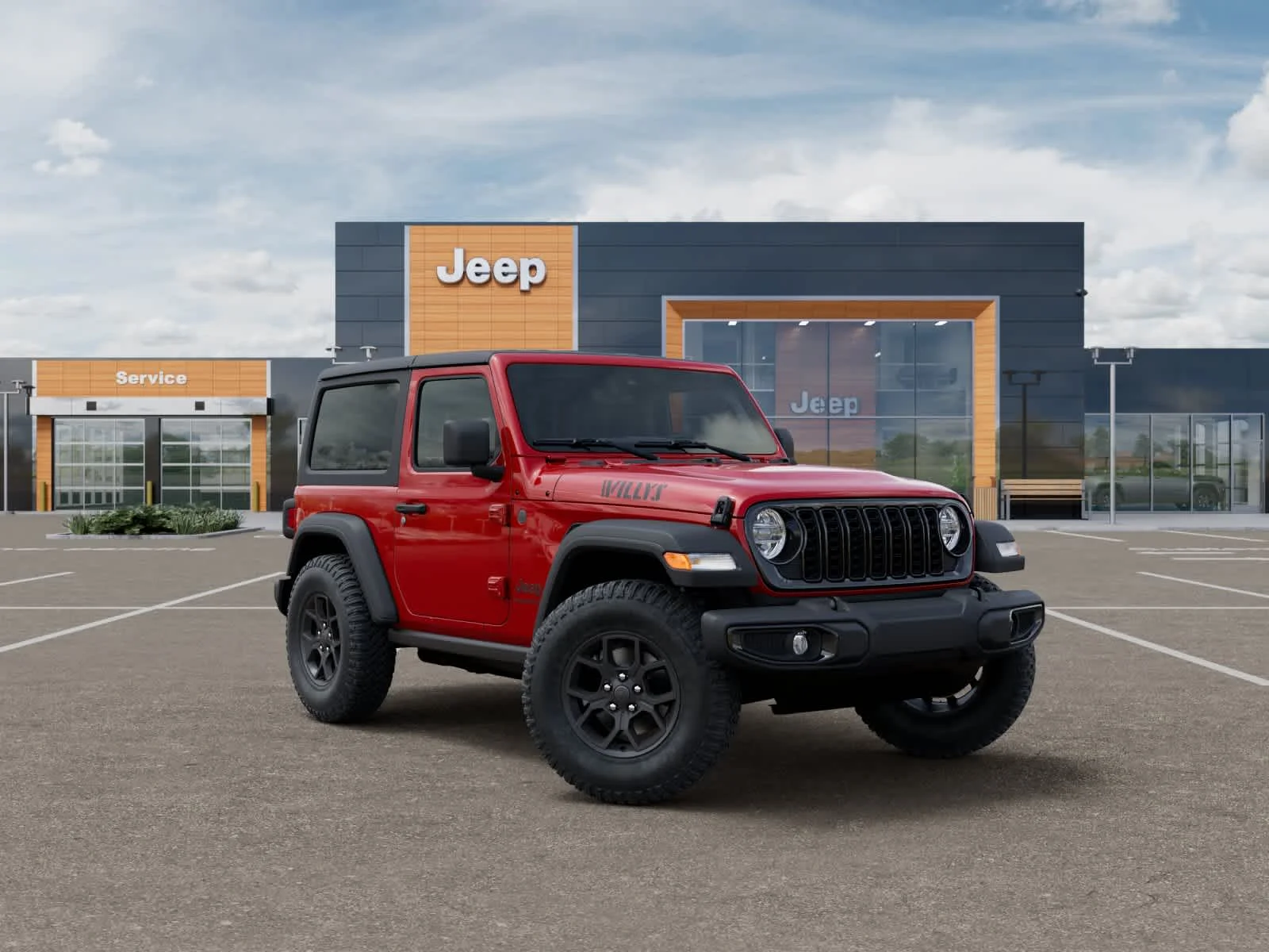 New 2026 Firecracker Red Clearcoat Jeep Willys image 5