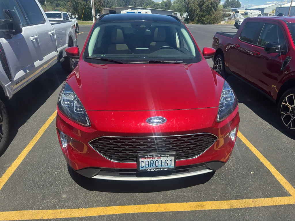 Used 2022 Red Metallic Ford Titanium Hybrid image 3