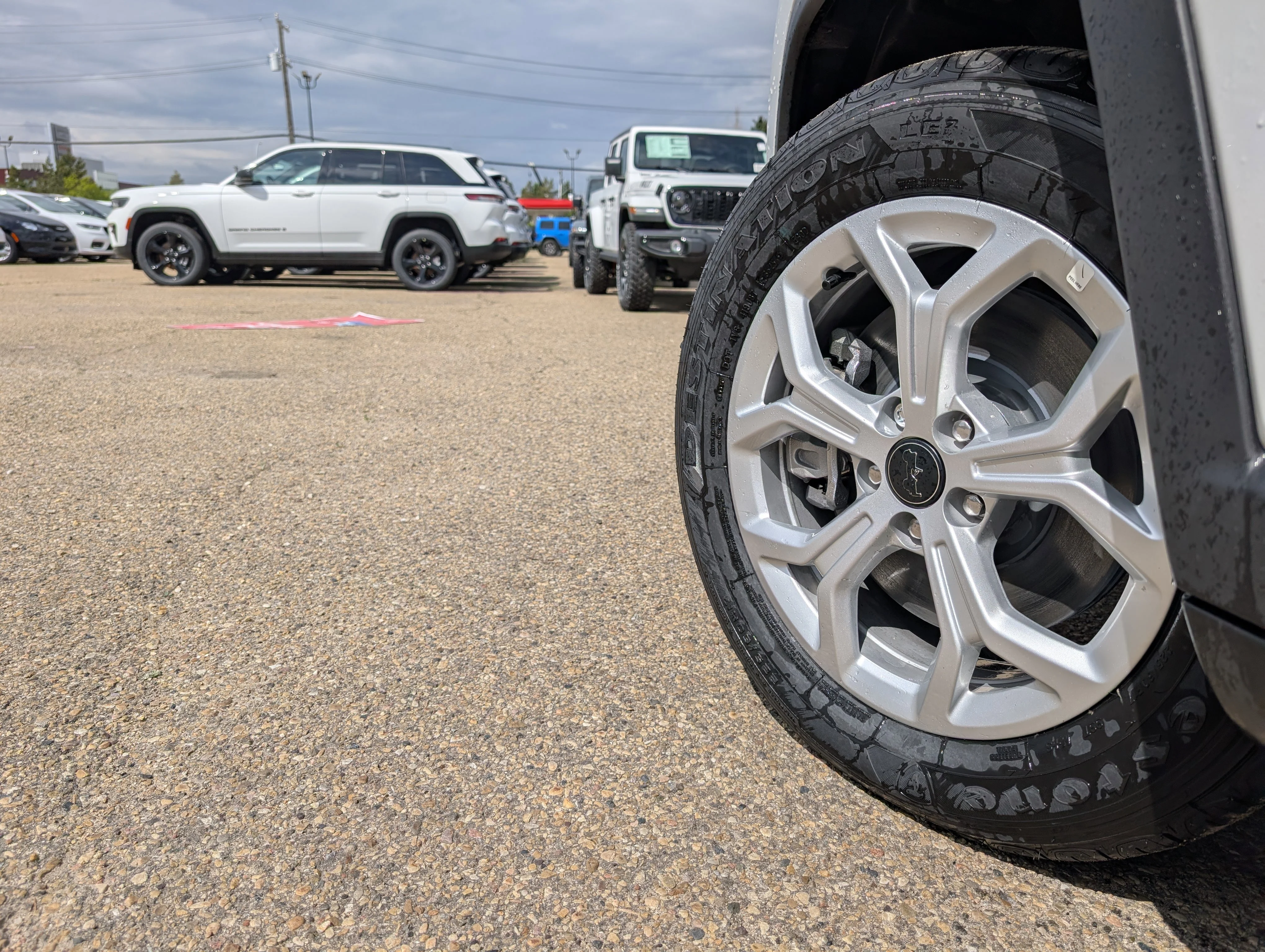 New 2026 Bright White Jeep North image 12