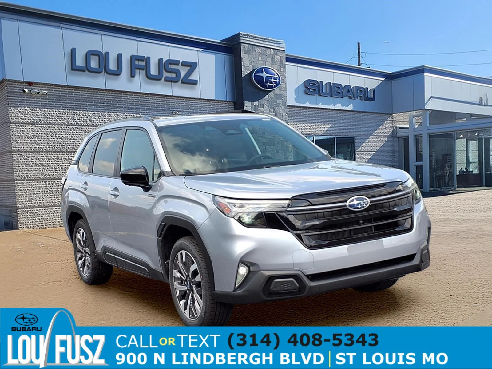 New 2026 Ice Silver Metallic Subaru Touring Hybrid image 1