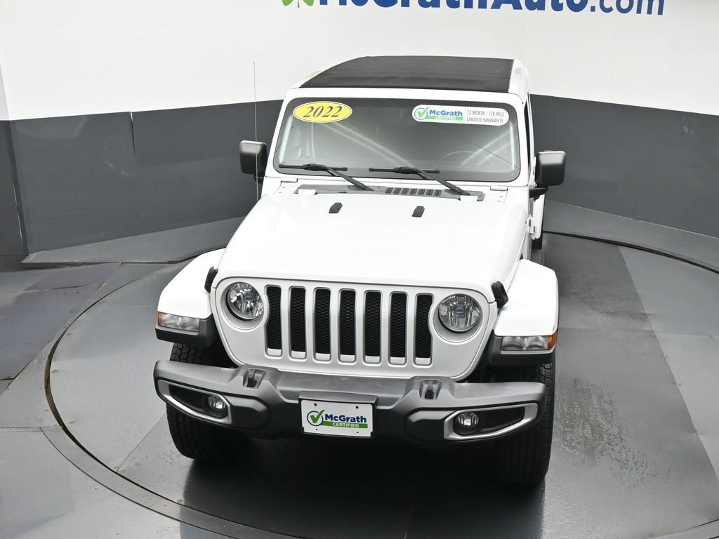 Used 2022 White Jeep Unlimited Sahara image 27