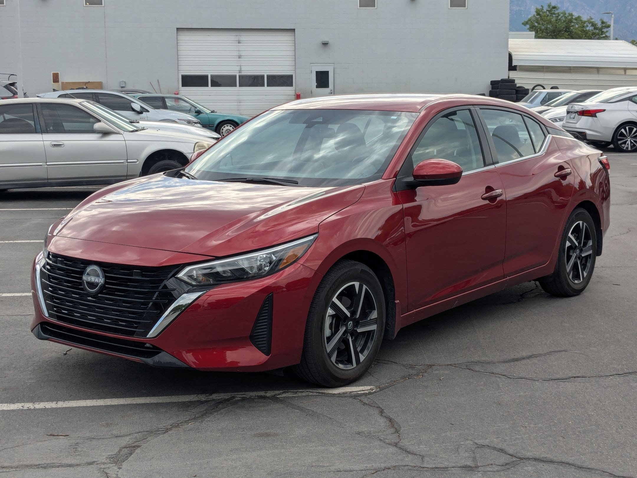 Used 2025 Scarlet Ember Tintcoat Nissan SV image 8