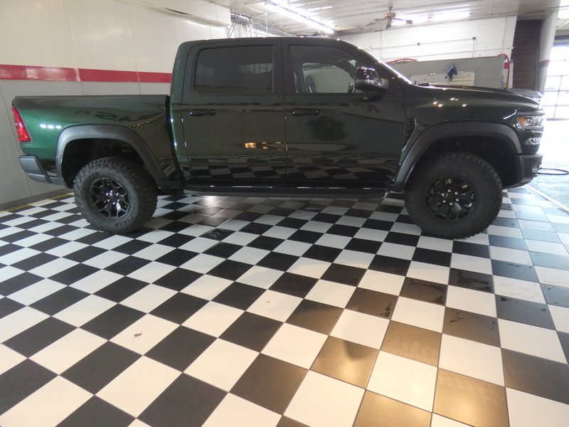 New 2026 Serrano-Green Metallic Exterior Paint RAM RHO 4x4 Crew Cab 5