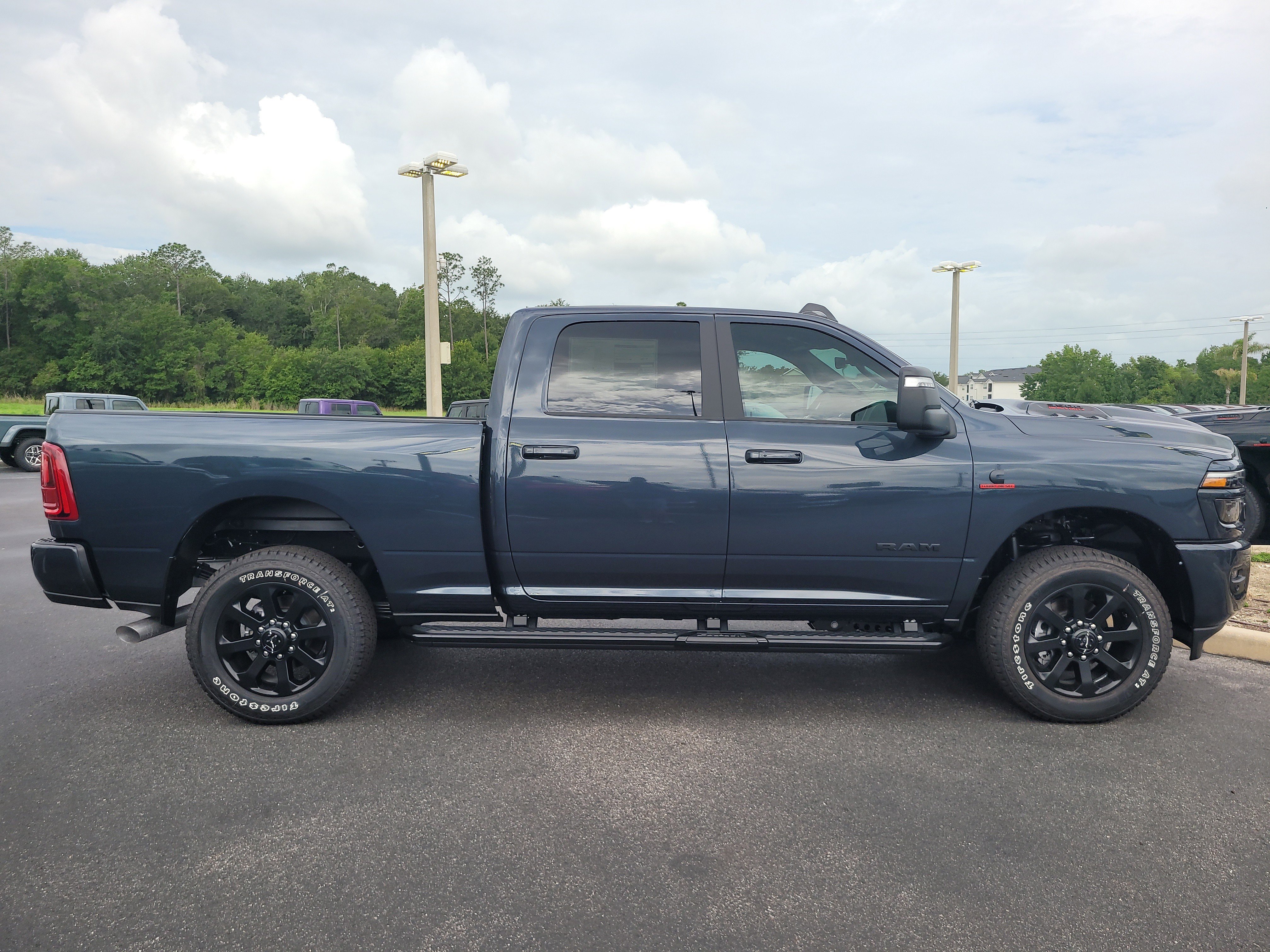 New 2026 Forged Blue Metallic Exterior Paint RAM Laramie image 5