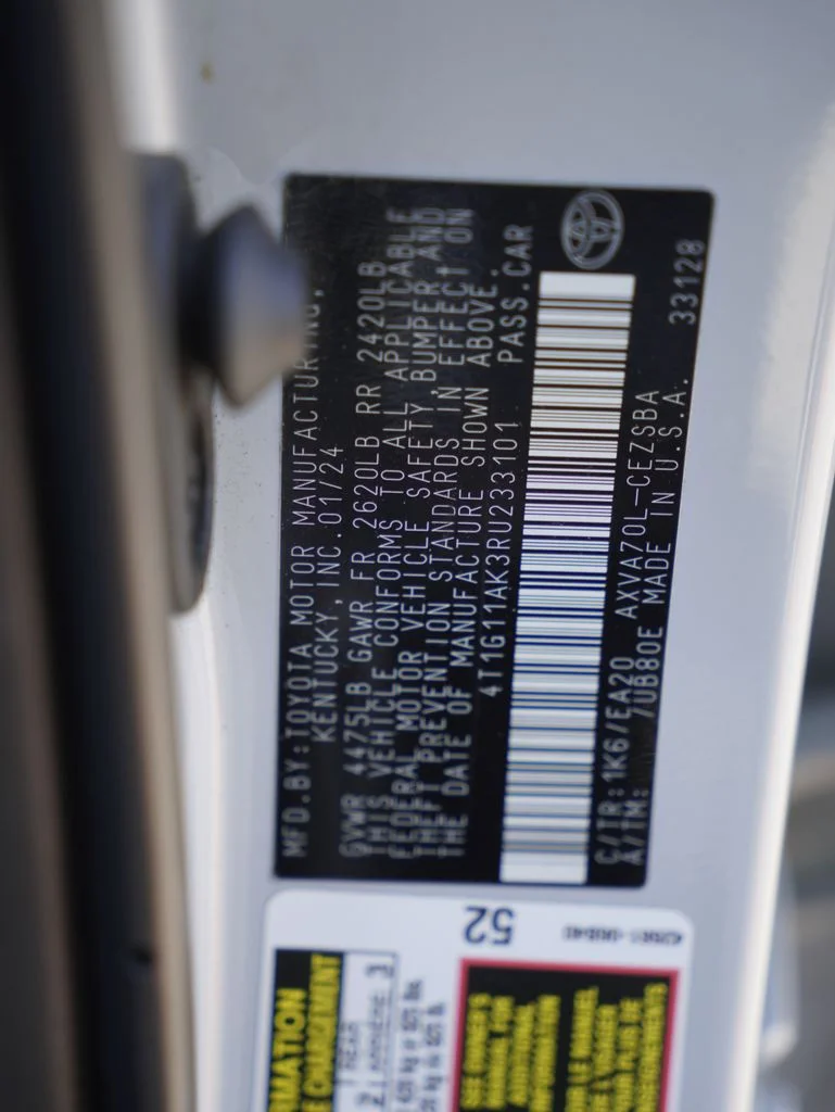 Used 2024 White Toyota SE image 7