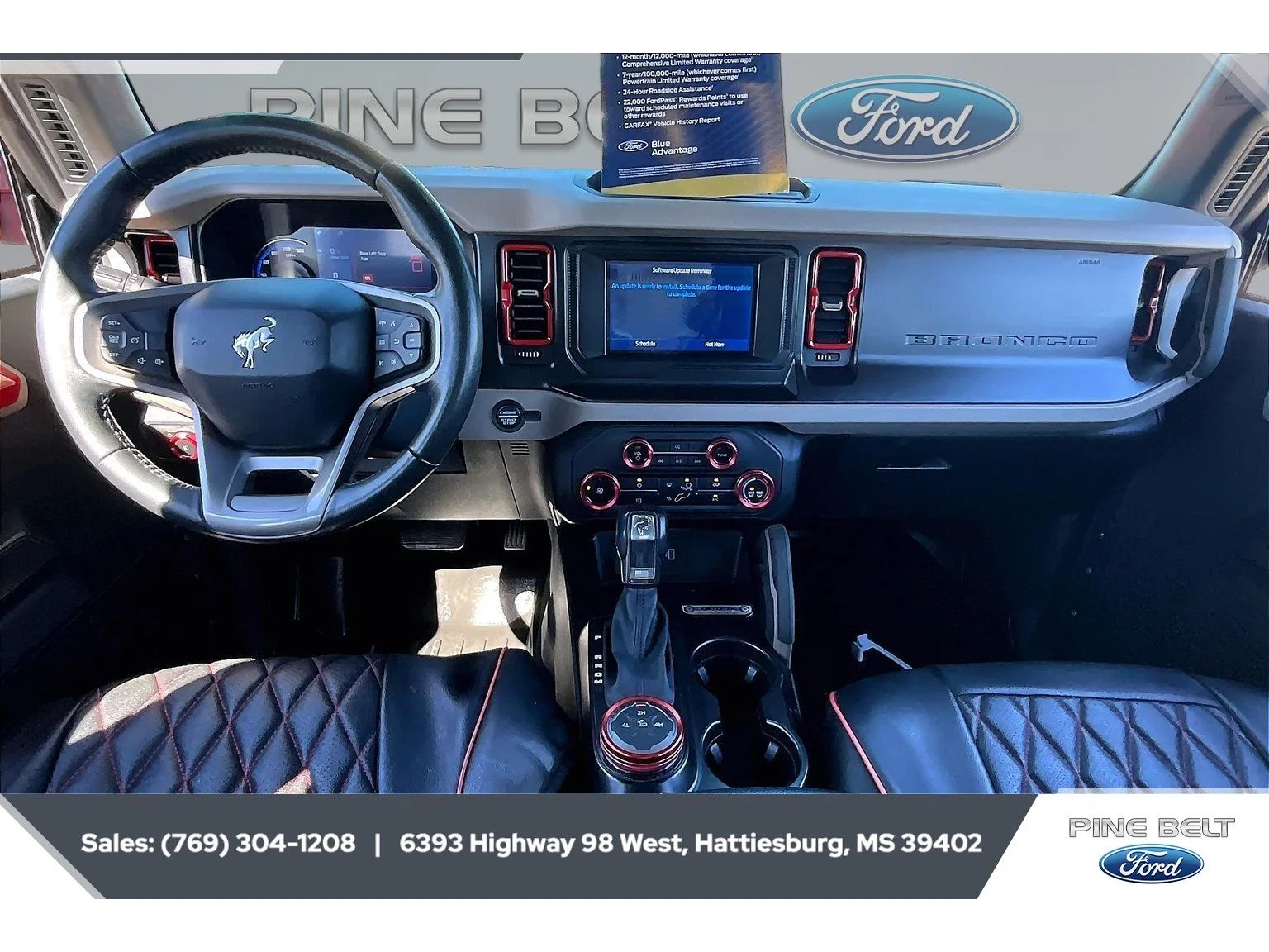 Used 2021 Race Red Ford Big Bend image 13