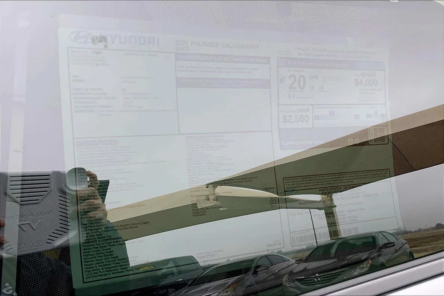 New 2026 Ecotronic Gray Pearl Hyundai Calligraphy image 18