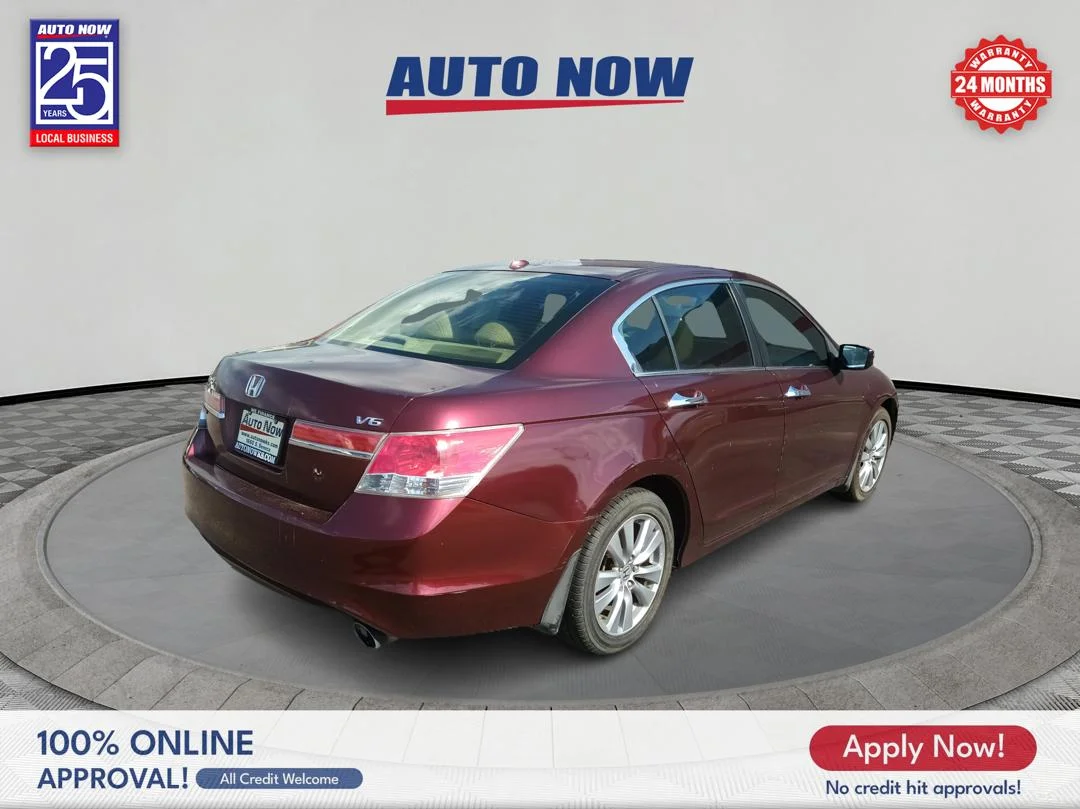 Used 2012 Maroon Honda EX-L V6 Sedan AT image 5