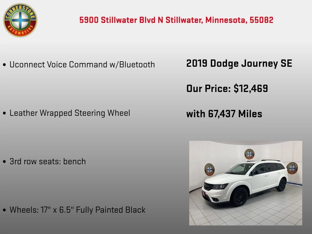Used 2019 White Dodge SE image 15