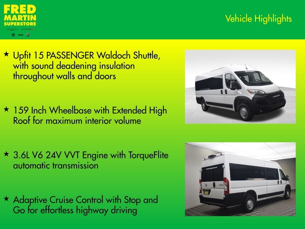 New 2026 Bright White Clearcoat RAM High Roof image 8