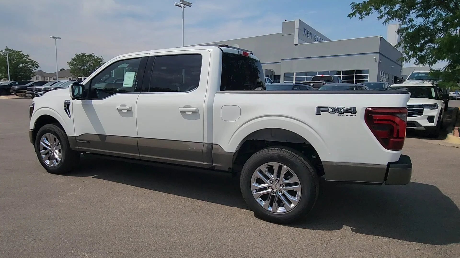 New 2026 Star White Metallic Tri-Coat Ford King Ranch image 4