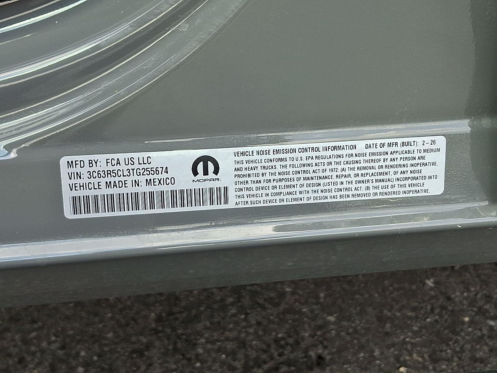 New 2026 Ceramic Gray Clearcoat RAM Black Express image 18