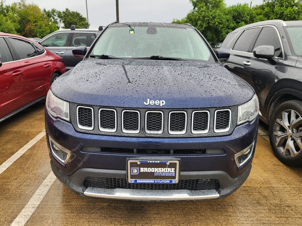 Used 2020 Jazz Blue Pearlcoat Jeep Limited image 2