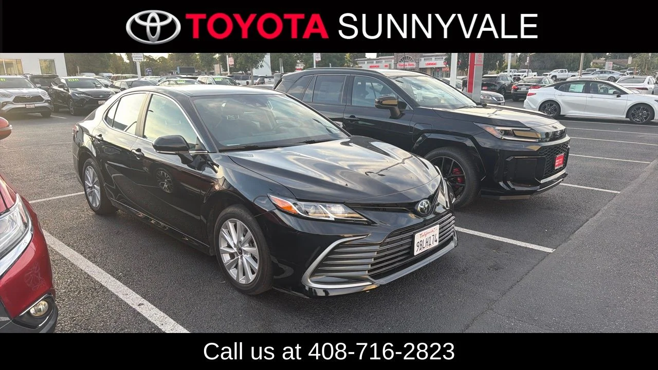 Certified Used 2022 Black Toyota LE image 1