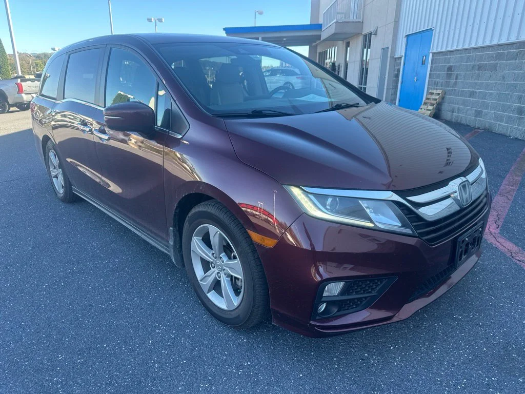 Used 2019 Deep Scarlet Pearl Honda EX-L image 1