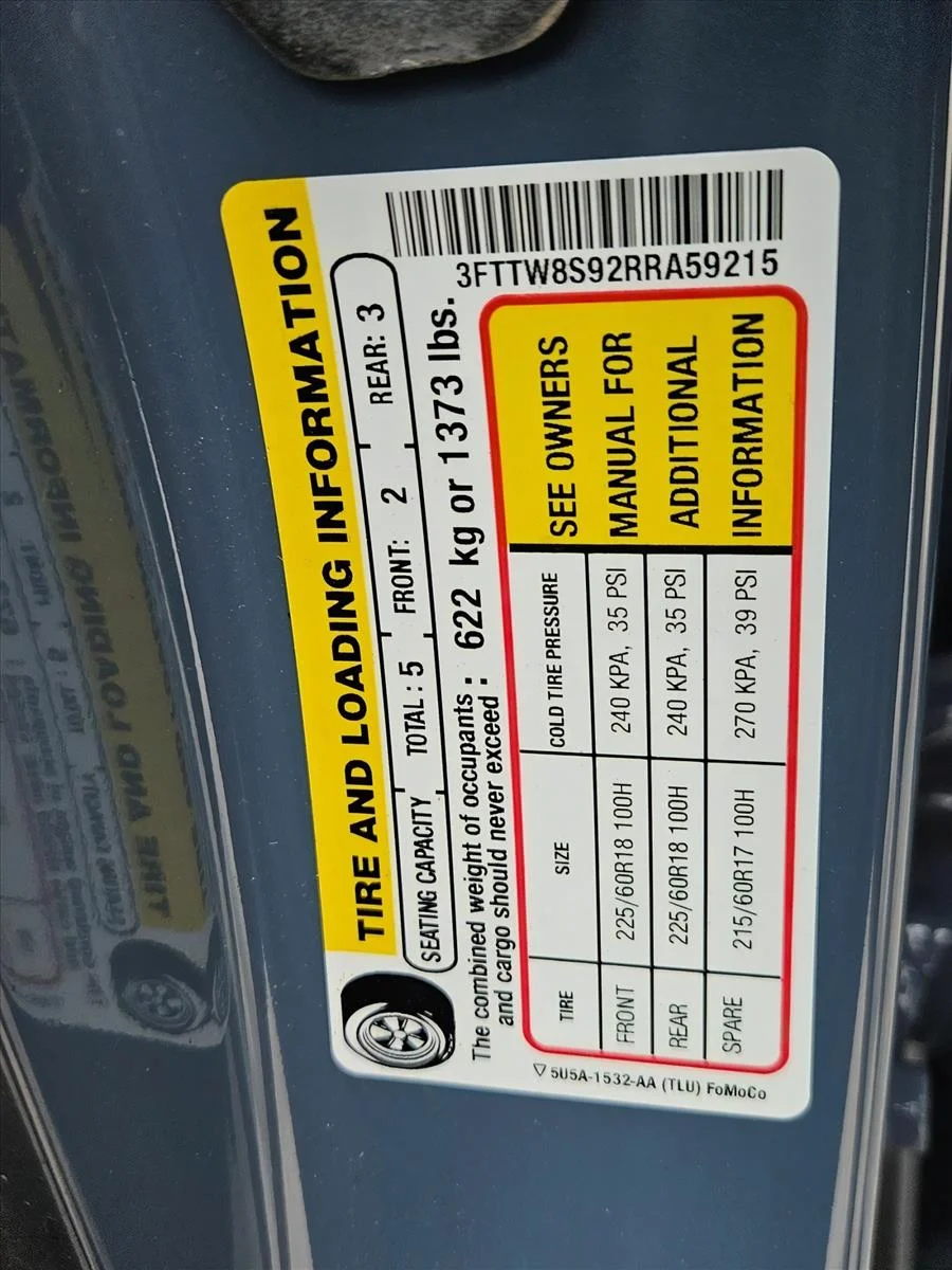 Used 2024 Azure Gray Metallic Tri-Coat Ford LARIAT image 16