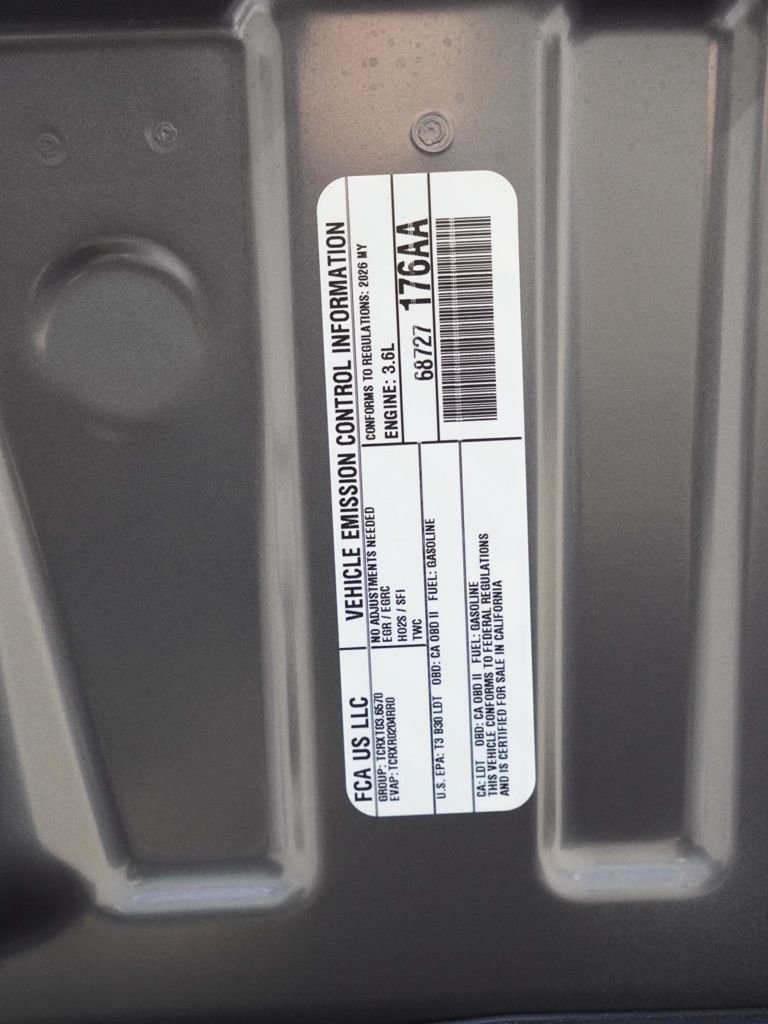 New 2026 Baltic Gray Metallic Clear-Coat Exterior Paint Jeep Laredo X image 30