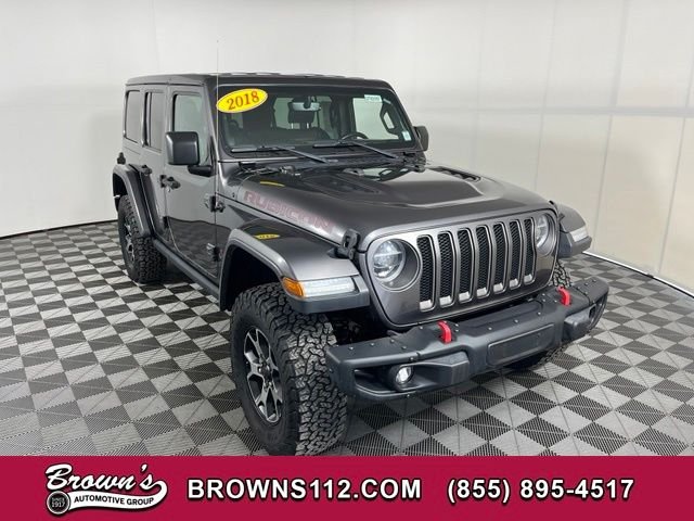 Used 2018 Gray Jeep Unlimited Rubicon image 1