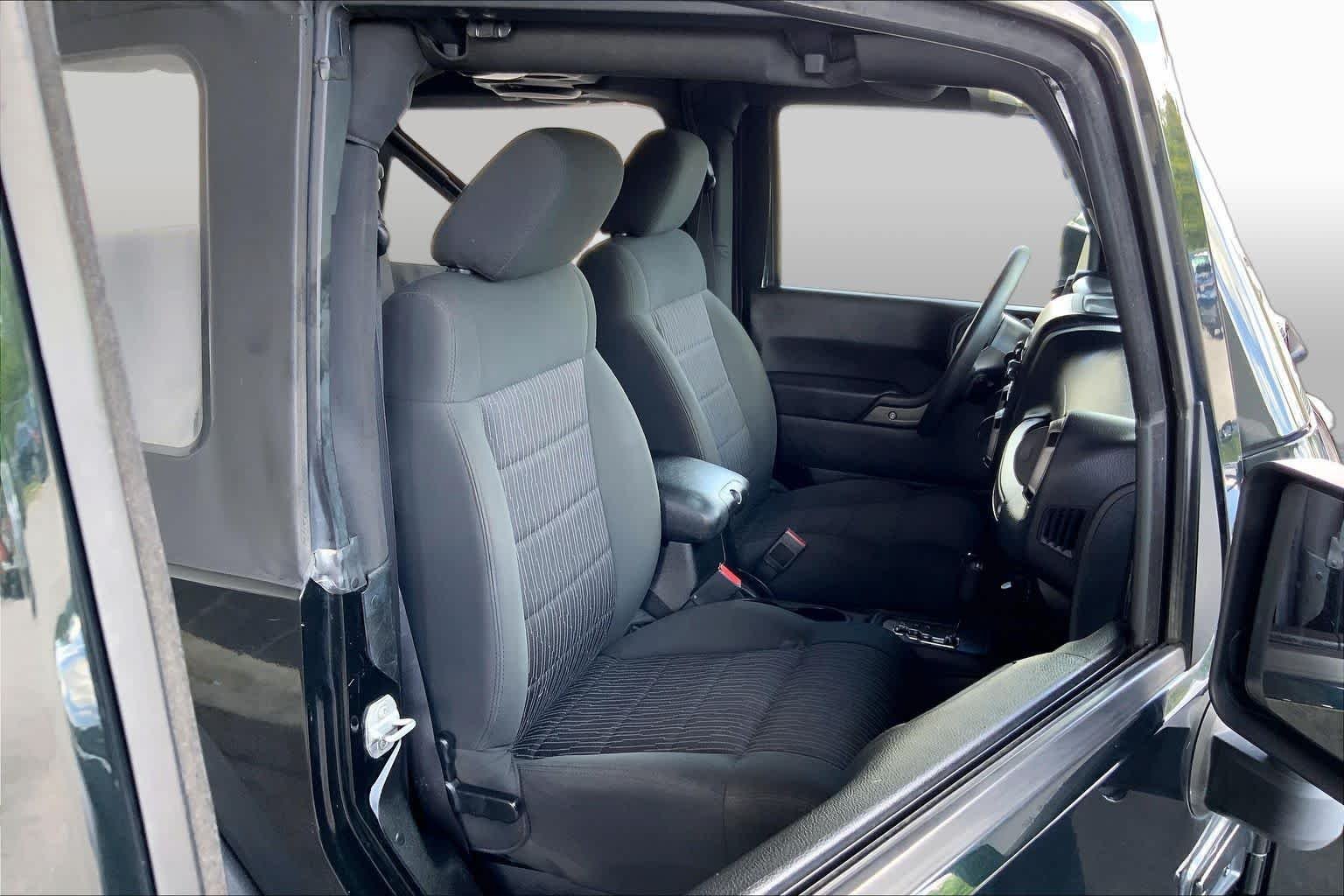 Used 2012 Black Forest Green Pearl Jeep Sport image 8