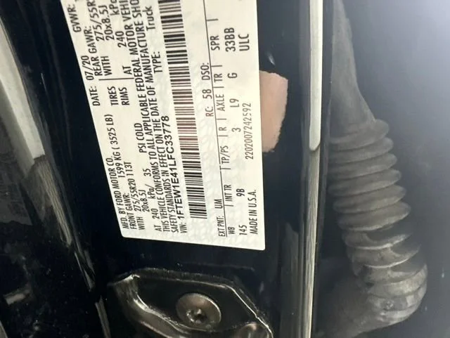 Used 2020 Agate Black Metallic Ford Platinum image 38
