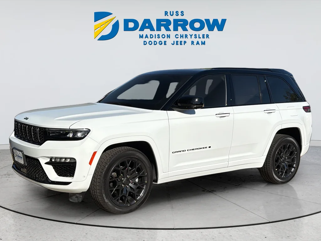 New 2025 Bright White Clear-Coat Exterior Paint Jeep Summit Reserve image 2