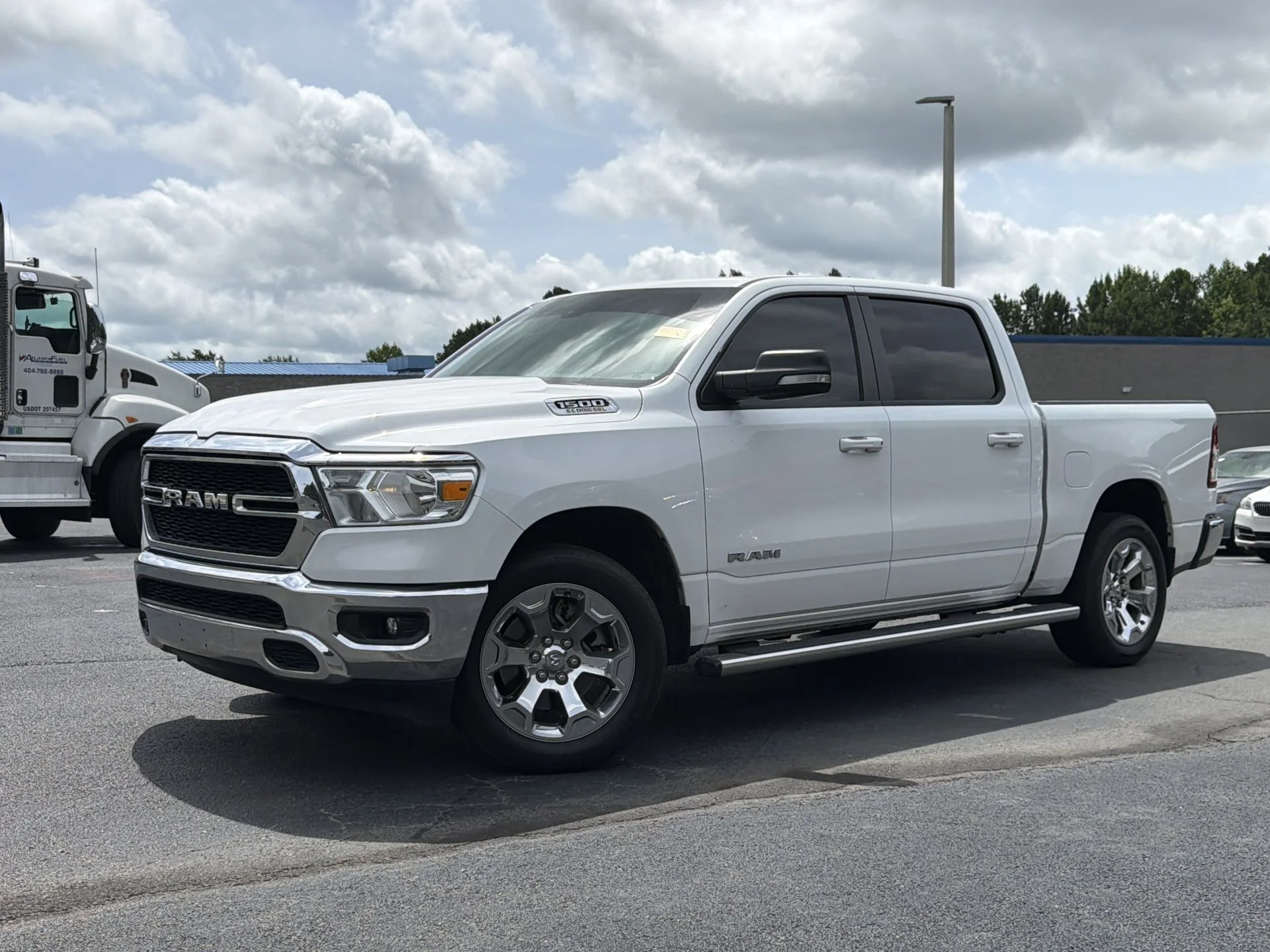 Used 2021 Bright White Clearcoat Ram Big Horn/Lone Star image 1