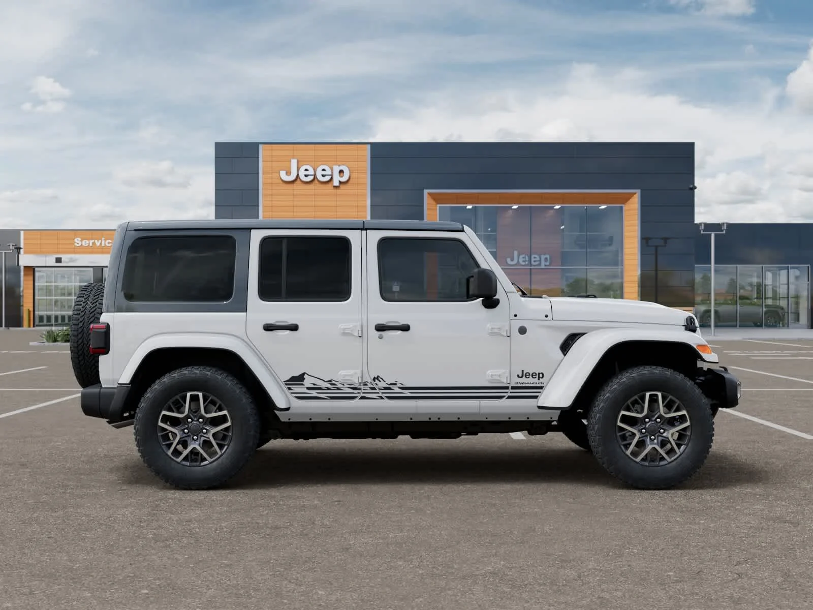 New 2026 Bright White Clearcoat Jeep Sahara image 21