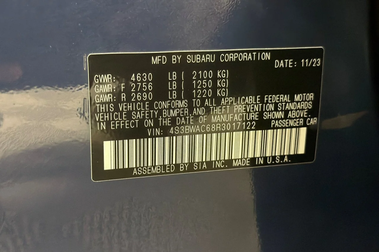 Used 2024 BLUE Subaru Premium image 26
