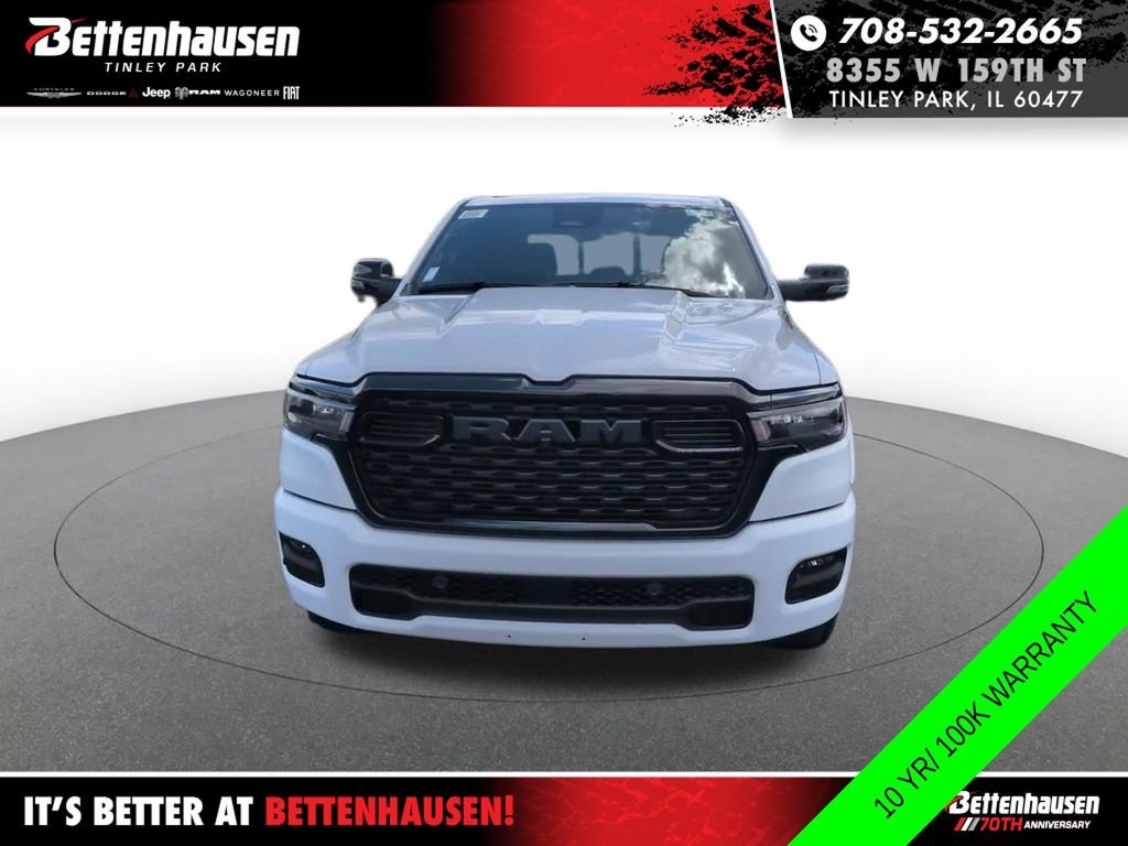 New 2026 Bright White Clear-Coat Exterior Paint RAM Big Horn/Lone Star image 3