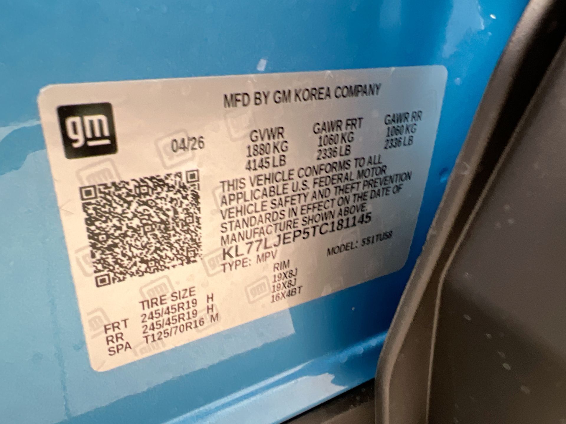 New 2026 Marina Blue Metallic Chevrolet 2RS image 61