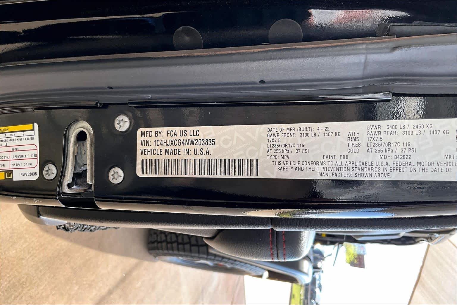 Used 2022 Black Clearcoat Jeep Rubicon image 34