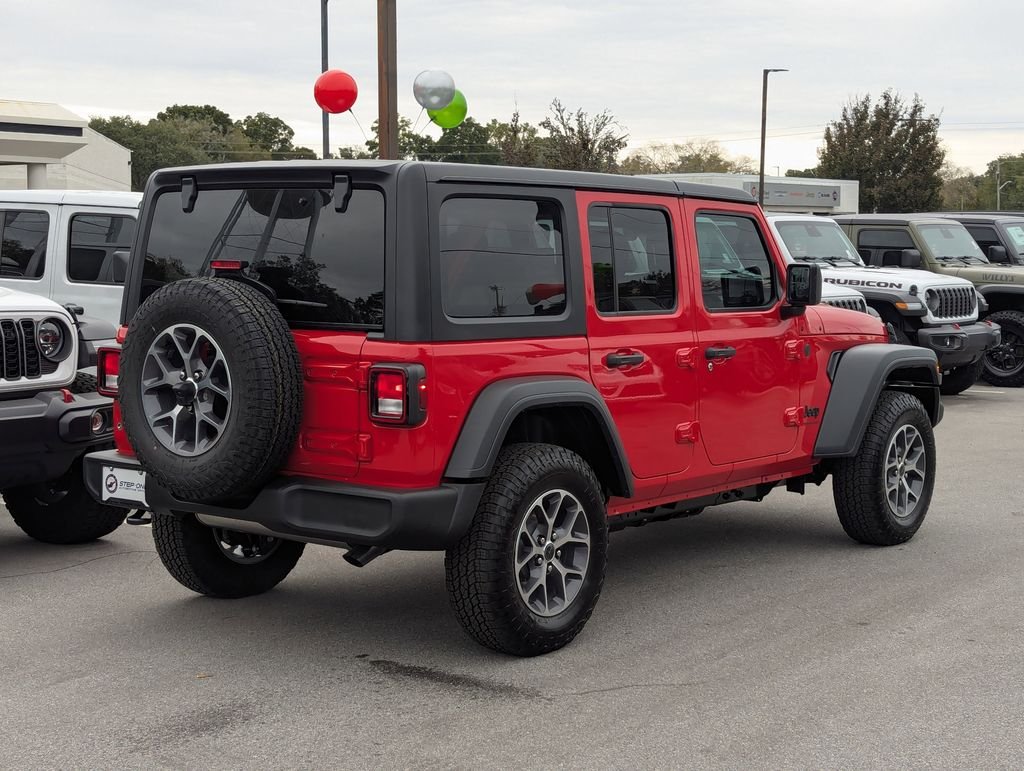 New 2026 Firecracker Red Clear-Coat Exterior Paint Jeep Sport S image 5