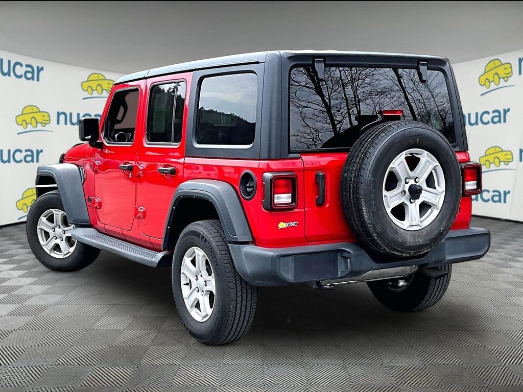 Used 2023 Firecracker Red Clearcoat Jeep Sport S image 4