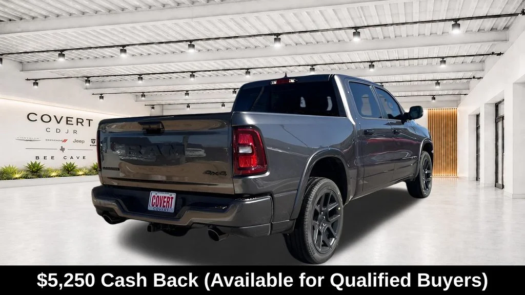 New 2026 Granite Crystal Metallic Clear-Coat Exterior Paint RAM Laramie image 10