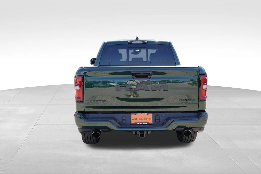 New 2027 Serrano-Green Metallic Exterior Paint RAM Laramie image 4