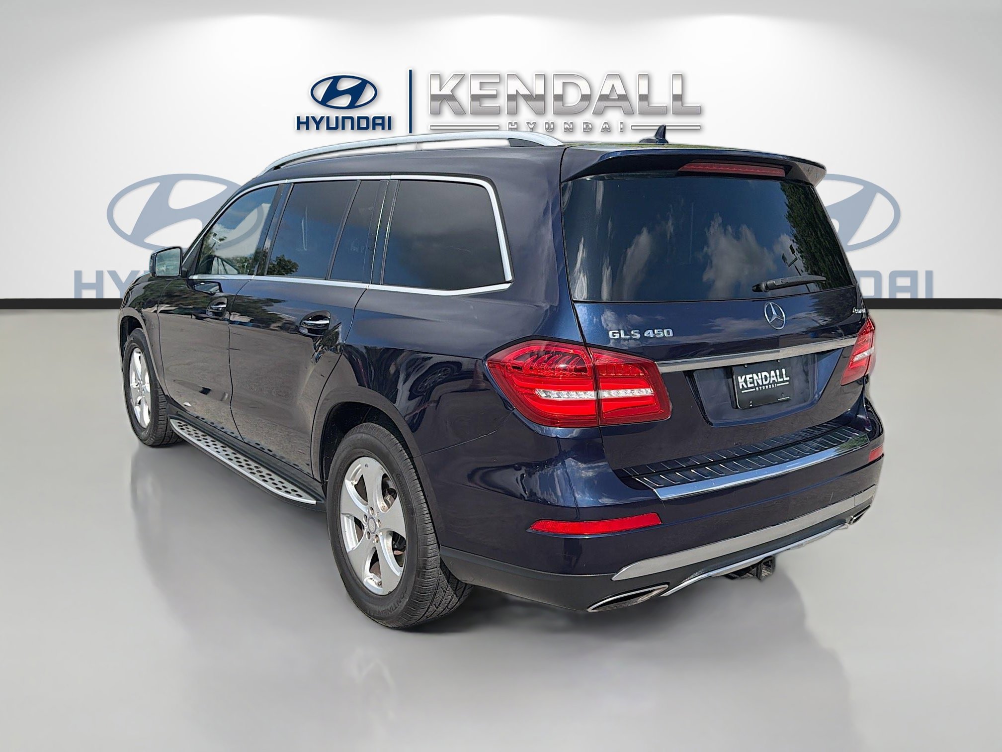 Used 2017 Blue Mercedes-Benz GLS 450 image 4