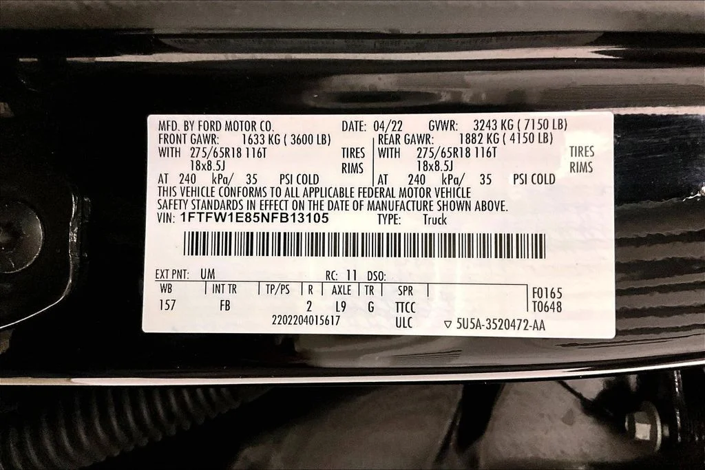 Used 2022 Black Ford XLT image 20