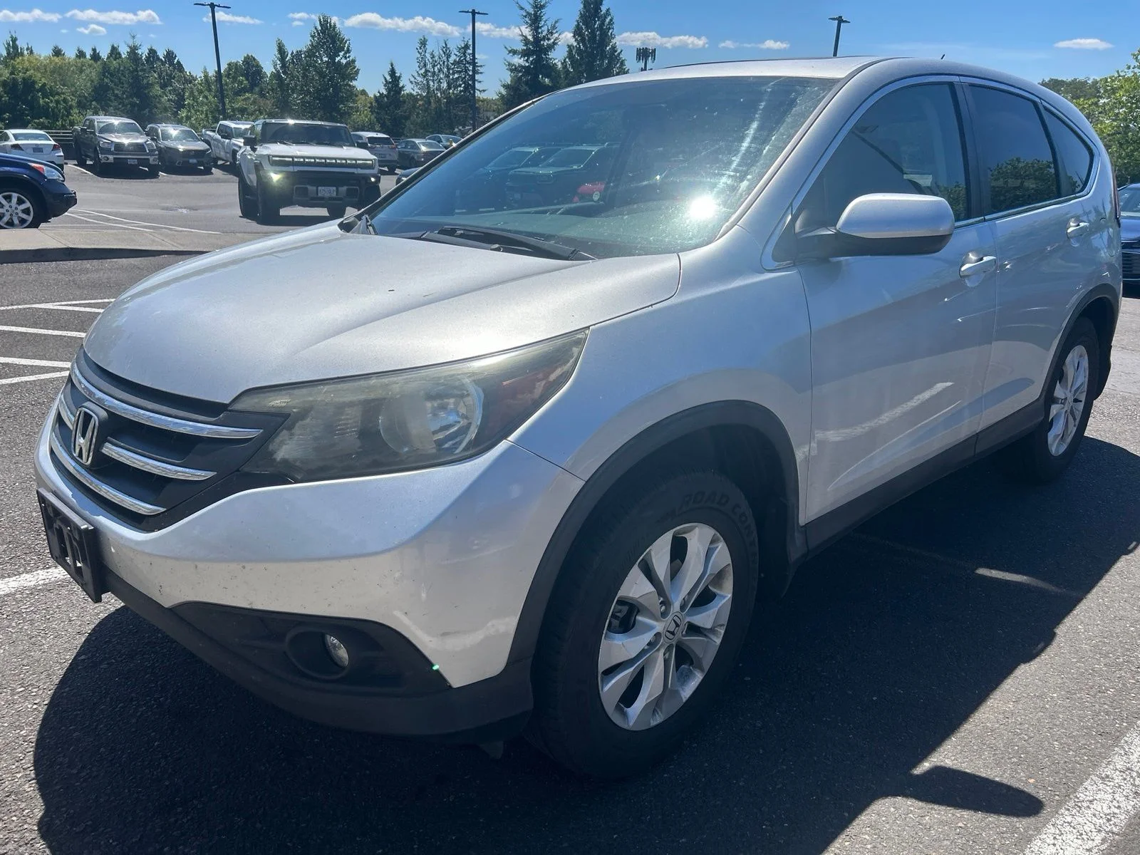 Used 2014 Alabaster Silver Metallic Honda EX image 11