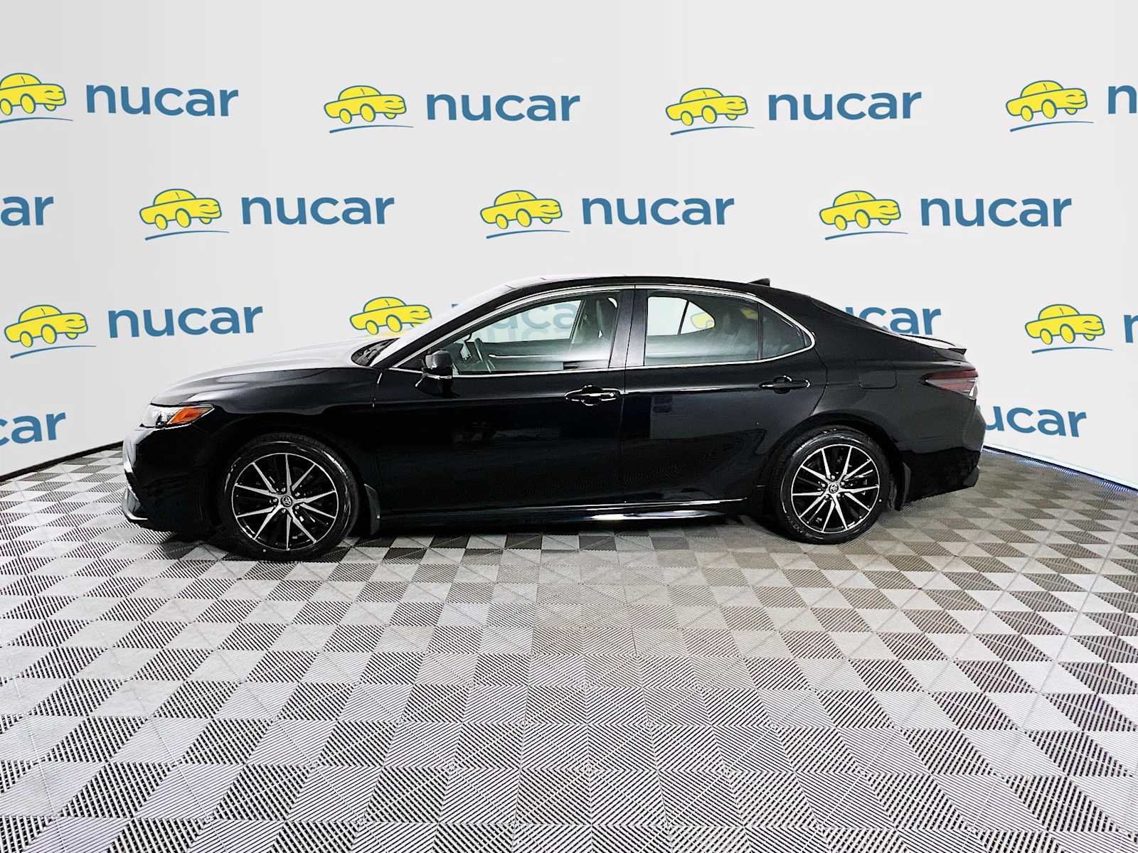 Used 2022 Midnight Black Metallic Toyota SE image 4